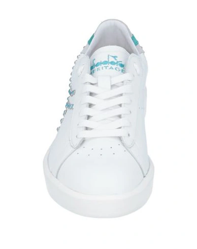 Shop Diadora Heritage Woman Sneakers White Size 7 Soft Leather
