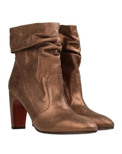 Shop Chie Mihara Ankle Boots In Bronze
