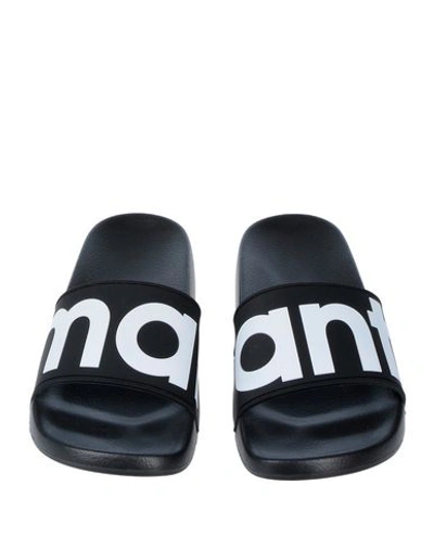 Shop Isabel Marant Woman Sandals Black Size 6 Rubber