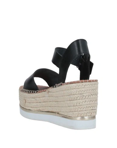 Shop Steve Madden Woman Sandals Black Size 7.5 Soft Leather