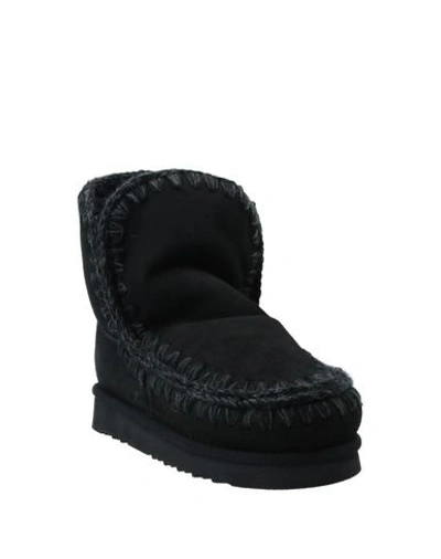 Shop Mou Woman Ankle Boots Black Size 8 Sheepskin