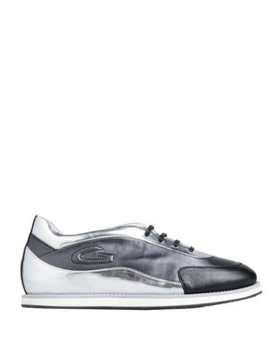 Shop Alberto Guardiani Sneakers In Black