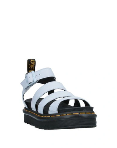 Shop Dr. Martens' Sandals In Light Grey