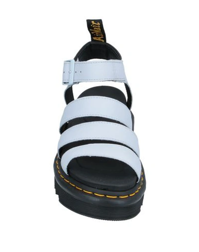 Shop Dr. Martens' Sandals In Light Grey