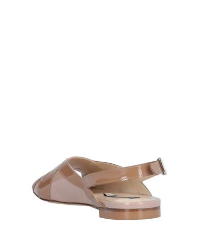 Shop Alberto Fermani Sandals In Pale Pink