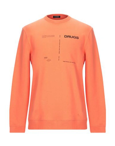 Shop Raf Simons Sweatshirt In Orange