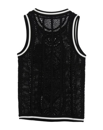 Shop Dolce & Gabbana Man Tank Top Black Size 36 Cotton, Wool, Acrylic, Polyester