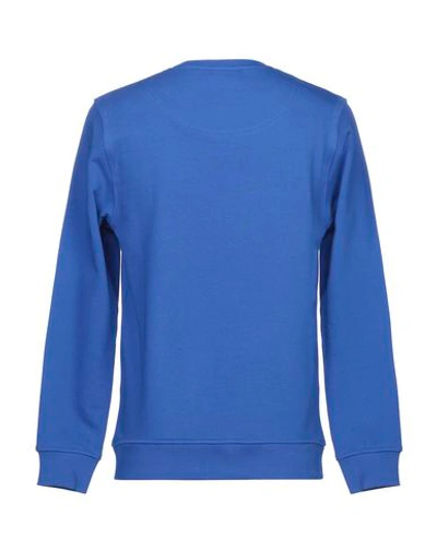 Shop Frankie Morello Man Sweatshirt Bright Blue Size Xs Cotton