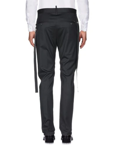 Shop Dsquared2 Man Pants Black Size 32 Virgin Wool, Elastane