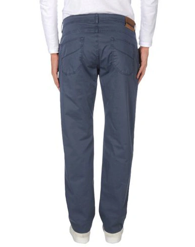 Shop Siviglia Man Pants Slate Blue Size 29 Cotton, Elastane