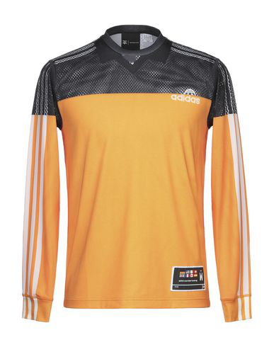 black and orange adidas shirt