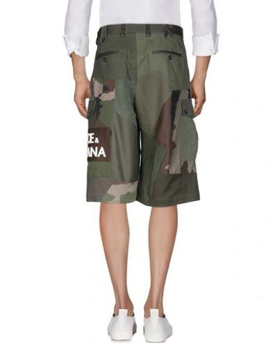 Dolce & Gabbana Shorts & Bermuda Shorts In Military Green