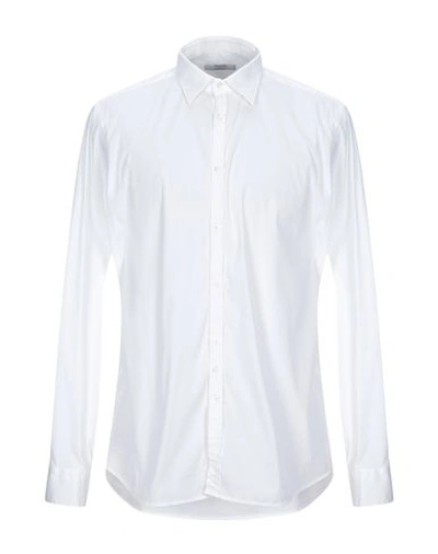 Shop Aglini Shirts In White