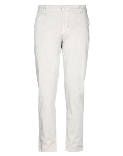 Shop Tru Trussardi Pants In Light Grey