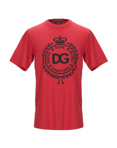 Shop Dolce & Gabbana T-shirt In Red