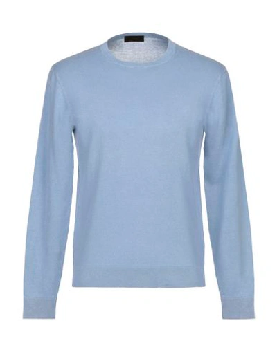 Shop Altea Sweaters In Sky Blue