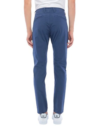 Shop Grey Daniele Alessandrini Man Pants Blue Size 33 Cotton, Elastane