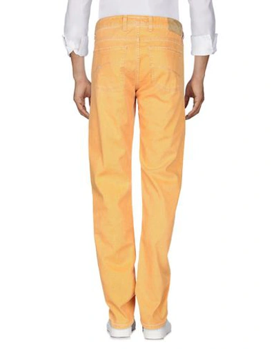 Shop Pt05 Pt Torino Man Jeans Ocher Size 32 Cotton, Elastane In Yellow