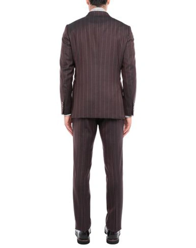 Shop Etro Suits In Cocoa