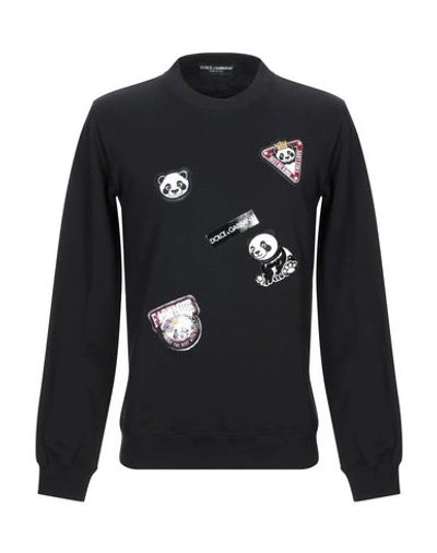 Shop Dolce & Gabbana Sweatshirts In Black