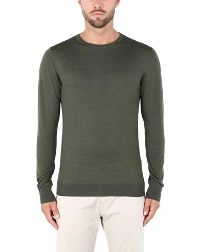 Shop Daniele Fiesoli Sweaters In Military Green