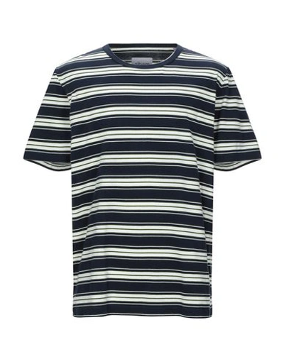 Shop Albam T-shirt In Dark Blue