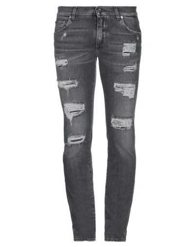 Shop Dolce & Gabbana Jeans In Grey