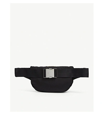 Shop Kenzo Tiger Nylon Belt Bag In Black
