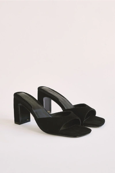 Shop Jaggar Tread Suede Slide In Black