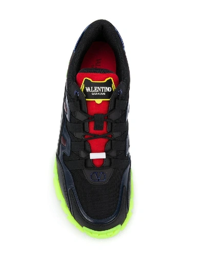 Shop Valentino Garavani Climbers Sneakers Black