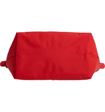 Shop Longchamp Le Pliage Club Small Shoulder Tote - Red In Vermillion