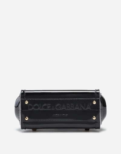 Shop Dolce & Gabbana Small Sicily Backpack In Rubber In Black