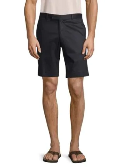 Shop Ralph Lauren Slim-fit Stretch Shorts In Navy