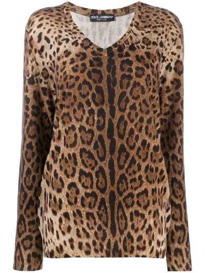 Shop Dolce & Gabbana Highneck Sweater In M Leo New