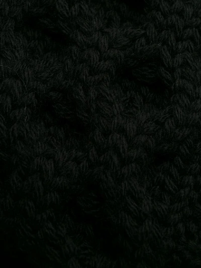 Shop Prada Cardigan Wool In Nero