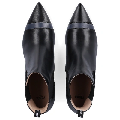 Shop Fendi Ankle Boots 8t6956 Calfskin Black