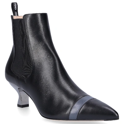 Shop Fendi Ankle Boots 8t6956 Calfskin Black