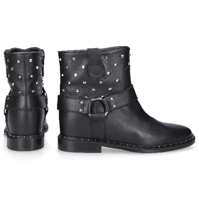 Shop Via Roma 15 Ankle Boots Black Malibu