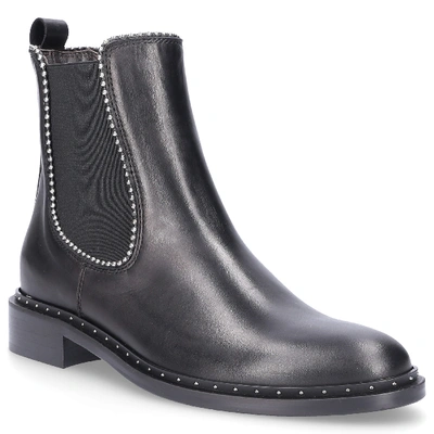 Shop Via Roma 15 Ankle Boots Black Saint Barth