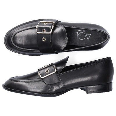 Shop Agl Attilio Giusti Leombruni Loafers D71409 In Black