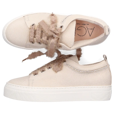 Shop Agl Attilio Giusti Leombruni Low-top Sneakers D925217 In Beige