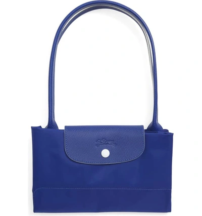 Shop Longchamp Le Pliage Club Tote - Blue In Cobalt