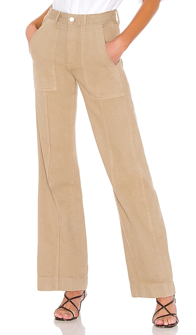 Shop Trave Jacinda Pant In Wet Sand