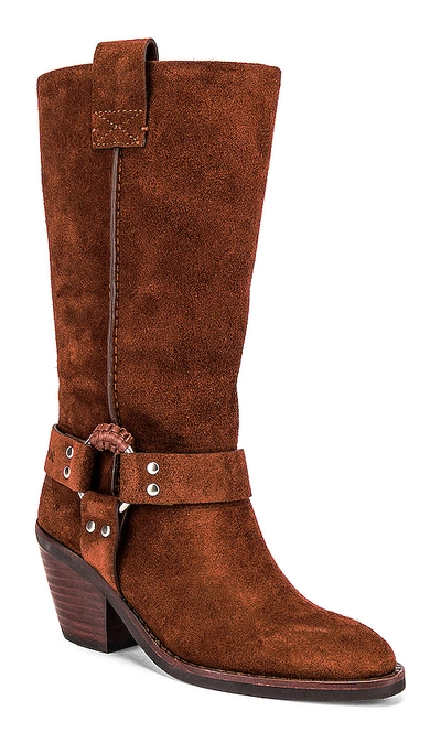 Shop See By Chloé Western Knee High Boot In Libano