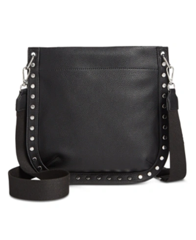 Shop French Connection Fina Crossbody In Black/silver