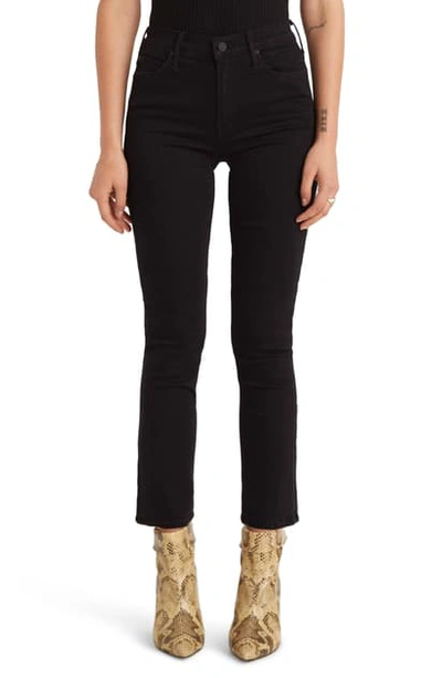 Shop Mother The Dazzler Ankle Straight Leg Jeans In Not Guilty