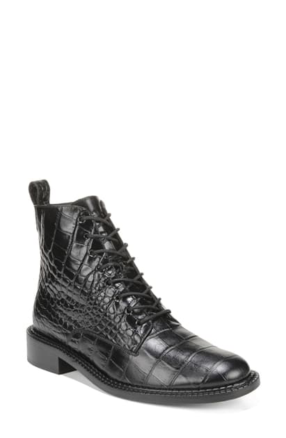 crocodile combat boots