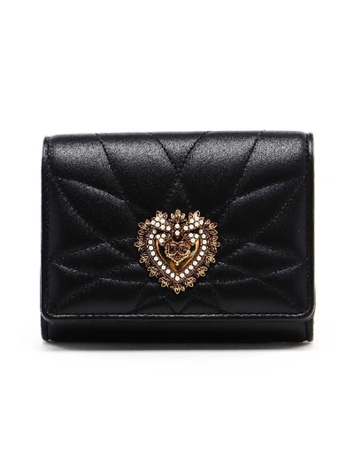 Shop Dolce & Gabbana Devotion Wallet In Nero