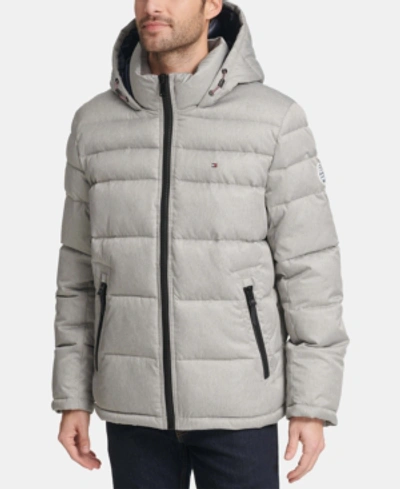 via Politik Mægtig Tommy Hilfiger Men's Quilted Puffer Jacket, Created For Macy's In Light  Heather Grey | ModeSens