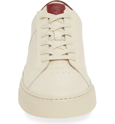 Shop Greats Royale Sneaker In Off White/ Red Leather